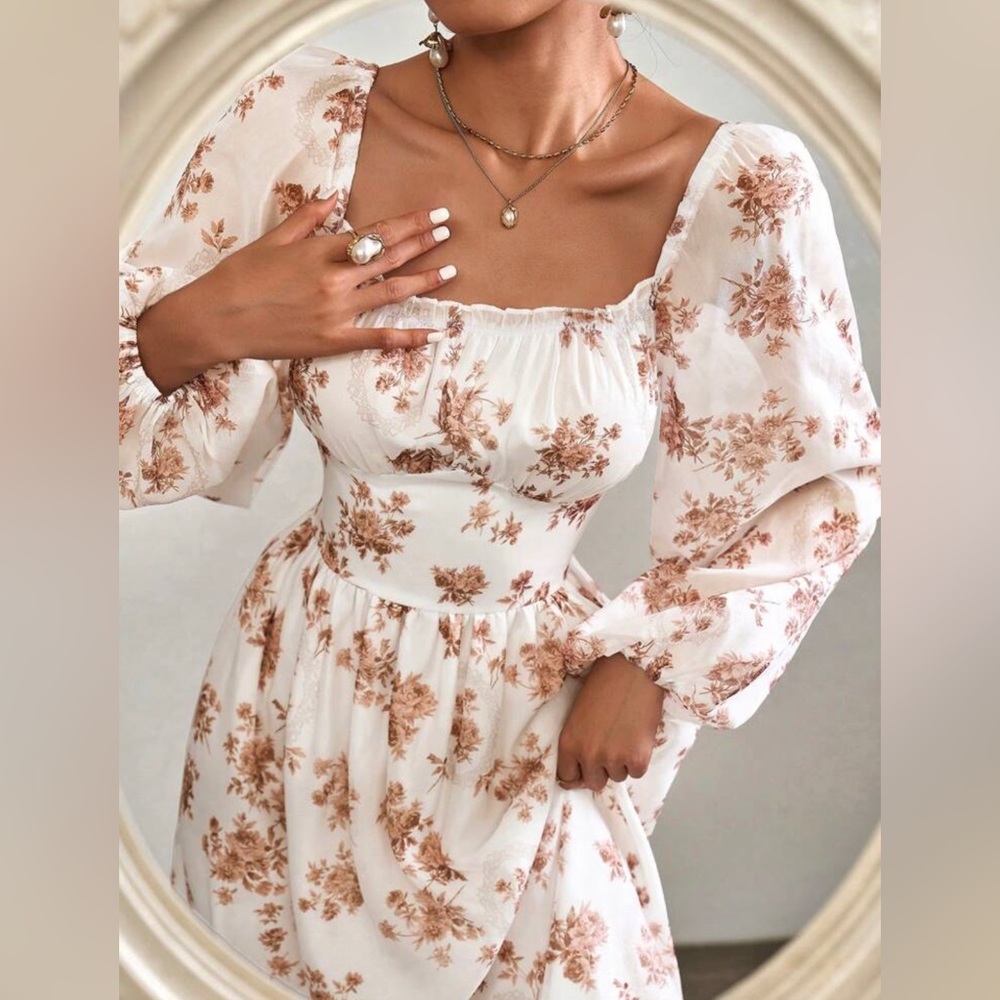 Floral Print Women's Dress